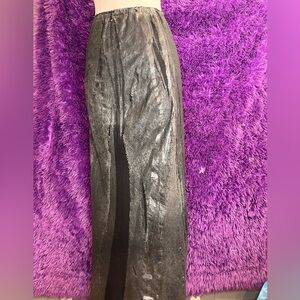 Elsa EsturgieChic High-Low Skirt in Black and Gray